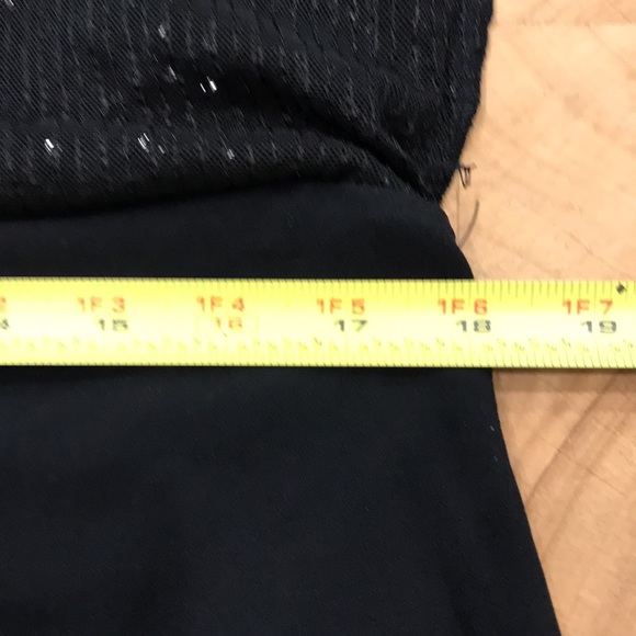 BLK SEQUINED small VINE & LOVE. May hand wash.LINED. Holiday dressy top. NWT🎉 - Picture 6 of 8